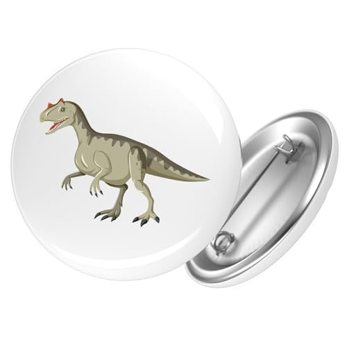Huuraa Button Allosaurus Dinosaurier Geschenk Größe 25mm Allosaurus Geschenkidee von Huuraa