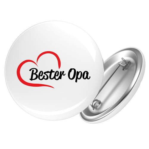 Huuraa Button Bester Opa Herz Geschenk Größe 25mm Bester Opa Geschenkidee Huuraa Button Bester Opa Herz Geschenk Größe 25mm Bester Opa Geschenkidee von Huuraa