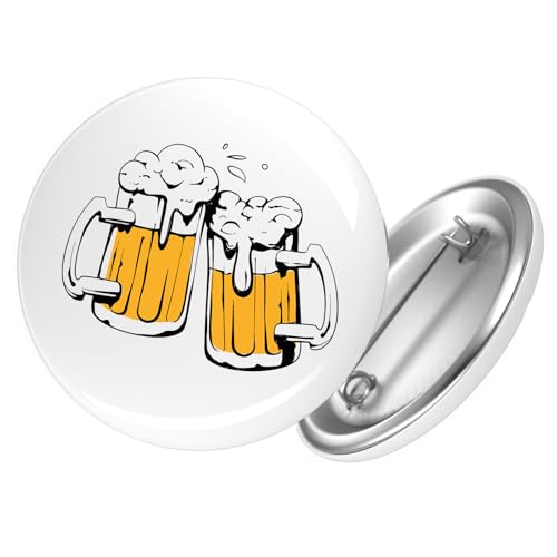 Huuraa Button Bierkrüge anstoßen Schützenfest Geschenk Größe 25mm Bierkrüge Geschenkidee Huuraa Button Bierkrüge anstoßen Schützenfest Geschenk Größe 25mm Bierkrüge Geschenkidee von Huuraa