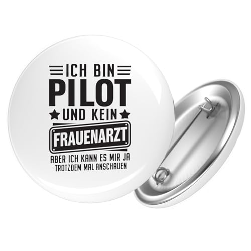 Huuraa Button Bin Pilot kein Frauenartzt kann mir das ja trotzdem mal anschauen Geschenk Größe 25mm Bin Pilot kein Frauenartzt Geschenkidee Huuraa Button Bin Pilot kein Frauenartzt kann mir das ja trotzdem mal anschauen Geschenk Größe 25mm Bin Pilot kein Frauenartzt Geschenkidee von Huuraa