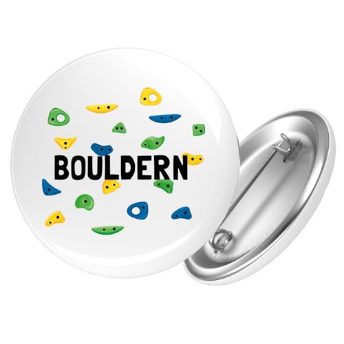 Huuraa Button Bouldern Kletterwand Geschenk Größe 25mm Bouldern Geschenkidee von Huuraa