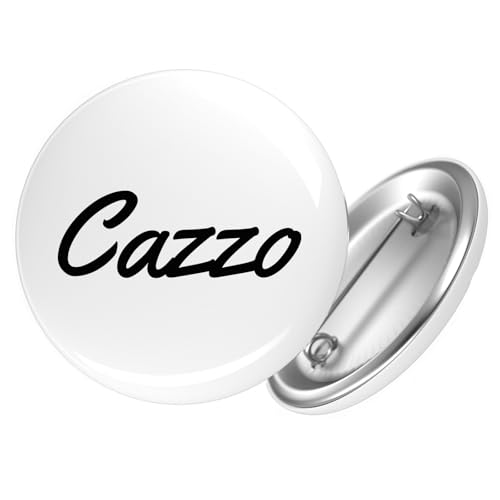 Huuraa Button Cazzo italienisch Schriftzug Geschenk Größe 25mm Anstecker Cazzo Geschenkidee Huuraa Button Cazzo italienisch Schriftzug Geschenk Größe 25mm Anstecker Cazzo Geschenkidee von Huuraa