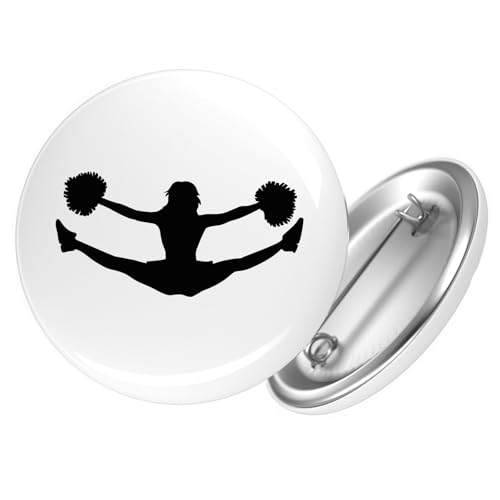 Huuraa Button Cheerleader Silhouette Geschenk Größe 25mm Cheerleader Geschenkidee Huuraa Button Cheerleader Silhouette Geschenk Größe 25mm Cheerleader Geschenkidee von Huuraa
