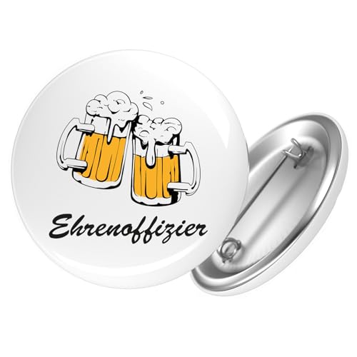 Huuraa Button Ehrenoffizier Schützenfest Geschenk Größe 25mm Ehrenoffizier Geschenkidee von Huuraa