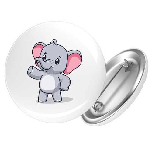 Huuraa Button Elefant Comic Geschenk Größe 25mm Elefant Geschenkidee Huuraa Button Elefant Comic Geschenk Größe 25mm Elefant Geschenkidee von Huuraa
