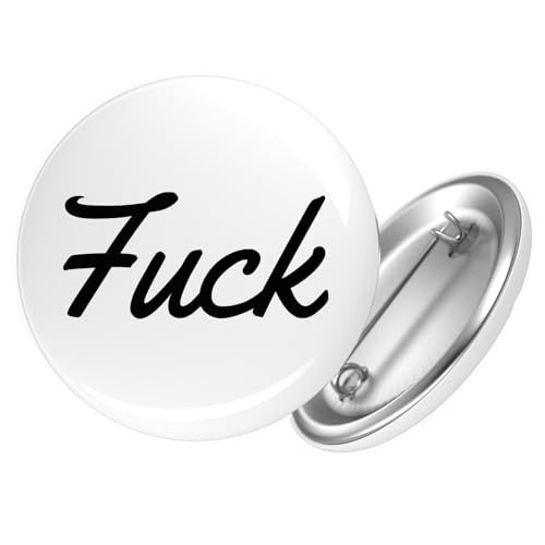 Huuraa Button Fuck englisch Schriftzug Geschenk Größe 25mm Anstecker Fuck Geschenkidee Huuraa Button Fuck englisch Schriftzug Geschenk Größe 25mm Anstecker Fuck Geschenkidee von Huuraa