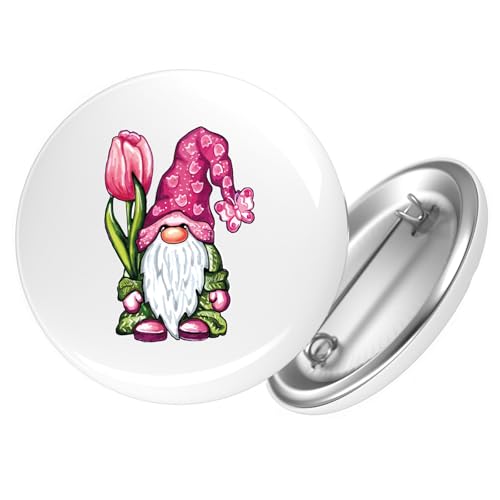 Huuraa Button Gnom Fabelwesen Geschenk Größe 25mm Gnom Geschenkidee von Huuraa