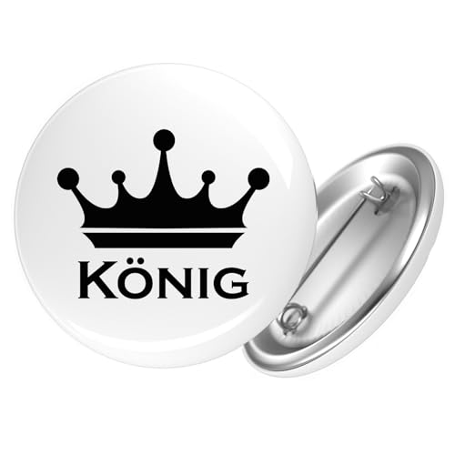 Huuraa Button König Schützenkönig Geschenk Größe 25mm König Geschenkidee Huuraa Button König Schützenkönig Geschenk Größe 25mm König Geschenkidee von Huuraa