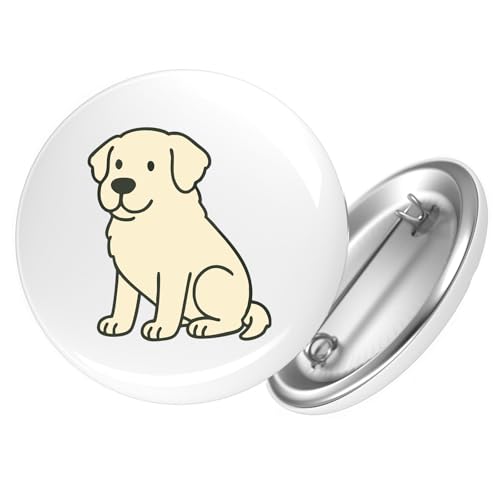 Huuraa Button Kuvasz Comic Kuvi Geschenk Größe 25mm Kuvasz Geschenkidee von Huuraa