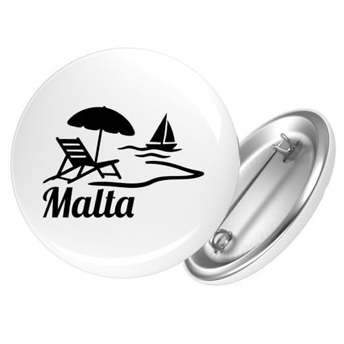 Huuraa Button Malta Malta Geschenk Größe 25mm Malta Geschenkidee Huuraa Button Malta Malta Geschenk Größe 25mm Malta Geschenkidee von Huuraa