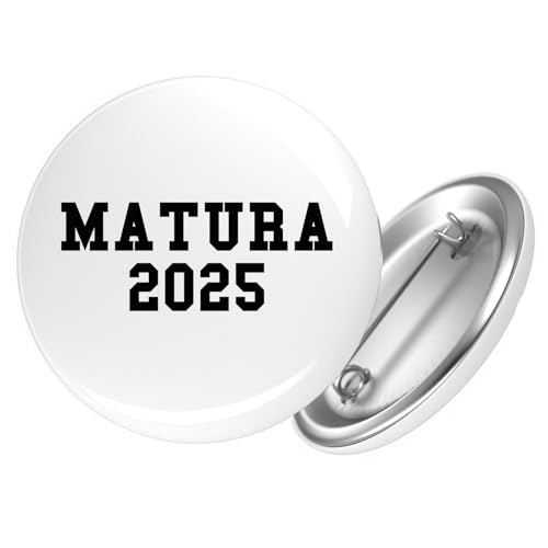 Huuraa Button Matura 2025 Abschluss Österreich/Schweiz Geschenk Größe 25mm Matura 2025 Geschenkidee von Huuraa