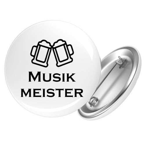 Huuraa Button Musikmeister Spielmanszug Geschenk Größe 25mm Musikmeister Geschenkidee von Huuraa