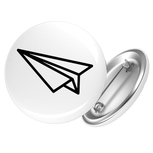 Huuraa Button Papierflieger Flieger Geschenk Größe 25mm Anstecker Papierflieger Geschenkidee Huuraa Button Papierflieger Flieger Geschenk Größe 25mm Anstecker Papierflieger Geschenkidee von Huuraa