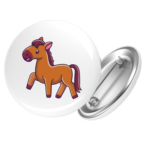 Huuraa Button Pferd Comic Geschenk Größe 25mm Pferd Geschenkidee Huuraa Button Pferd Comic Geschenk Größe 25mm Pferd Geschenkidee von Huuraa