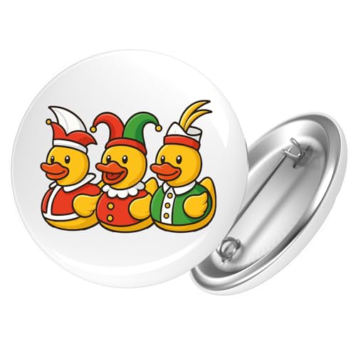 Huuraa Button Quietscheente Dreigestirn Gummiente Karneval Geschenk Größe 25mm Quietscheente Dreigestirn Geschenkidee Huuraa Button Quietscheente Dreigestirn Gummiente Karneval Geschenk Größe 25mm Quietscheente Dreigestirn Geschenkidee von Huuraa
