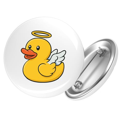 Huuraa Button Quietscheente Engel Gummiente Angel Geschenk Größe 25mm Quietscheente Engel Geschenkidee von Huuraa