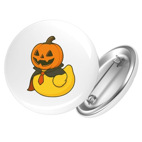Huuraa Button Quietscheente Halloween Comic Gummiente Geschenk Größe 25mm Quietscheente Halloween Geschenkidee von Huuraa