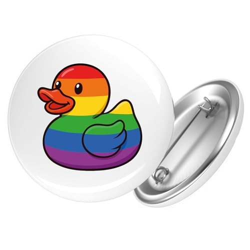 Huuraa Button Quietscheente LGBTQ Pride Comic Gummiente Geschenk Größe 25mm Quietscheente LGBTQ Pride Geschenkidee Huuraa Button Quietscheente LGBTQ Pride Comic Gummiente Geschenk Größe 25mm Quietscheente LGBTQ Pride Geschenkidee von Huuraa