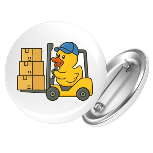 Huuraa Button Quietscheente Lager Comic Gummiente Geschenk Größe 25mm Quietscheente Lager Geschenkidee von Huuraa