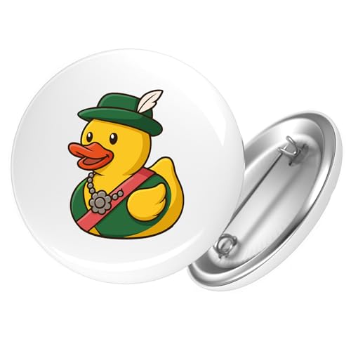 Huuraa Button Quietscheente Schützenkönigin Gummiente Schützenfest Geschenk Größe 25mm Quietscheente Schützenkönigin Geschenkidee von Huuraa