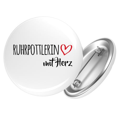 Huuraa Button Ruhrpottlerin mit Herz Geschenk Größe 25mm Ruhrpottlerin Geschenkidee Huuraa Button Ruhrpottlerin mit Herz Geschenk Größe 25mm Ruhrpottlerin Geschenkidee von Huuraa