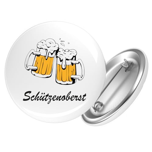 Huuraa Button Schützenoberst Schützenfest Geschenk Größe 25mm Schützenoberst Geschenkidee von Huuraa