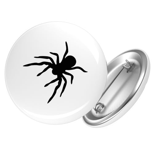 Huuraa Button Spinne Silhouette Geschenk Größe 25mm Spinne Geschenkidee Huuraa Button Spinne Silhouette Geschenk Größe 25mm Spinne Geschenkidee von Huuraa