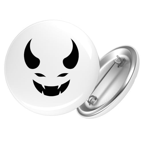 Huuraa Button Teufel Devil Geschenk Größe 25mm Teufel Geschenkidee von Huuraa
