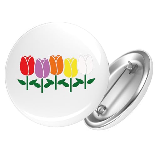 Huuraa Button Tulpen Blüte Geschenk Größe 25mm Tulpen Geschenkidee Huuraa Button Tulpen Blüte Geschenk Größe 25mm Tulpen Geschenkidee von Huuraa