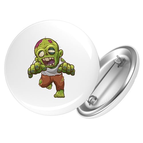 Huuraa Button Zombie Fabelwesen Geschenk Größe 25mm Zombie Geschenkidee von Huuraa