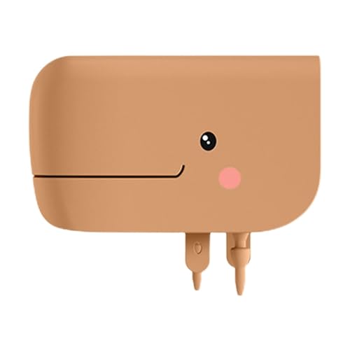 Bath Spout Cover for Baby, Soft Cartoon Silicone Bathtub Spout Protector,13.2x5.9x10.8cm/5.2x2.32x4.25in Anti-Collision Faucet Cover, Brown, Grey, Apricot von Huvqianu