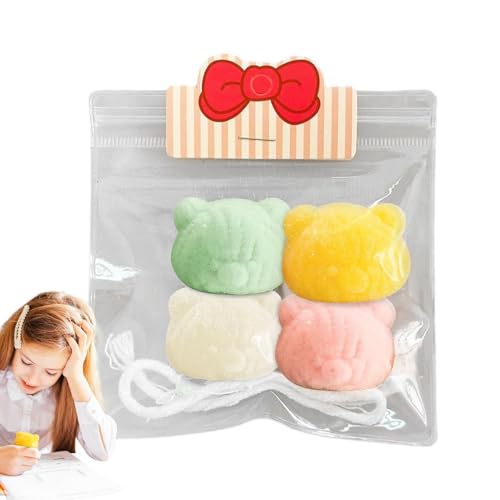 Bear Squeeze Toy, Cute Knitted Flocked Wool Bear Head Pinch Toy, 4.72x4.72in Stress Relief Fidget Animal, Miniature Plaything for Friends and Colleagues, Portable Relaxation Tool Bear Squeeze Toy, Cute Knitted Flocked Wool Bear Head Pinch Toy, 4.72x4.72in Stress Relief Fidget Animal, Miniature Plaything for Friends and Colleagues, Portable Relaxation Tool von Huvqianu