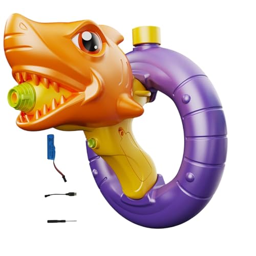Electric Water Squirt Toy, Cute Dinosaur Shark Water Soakers, Rechargeable Leakproof, 900ml Tank, Summer Outdoor Fun for Swimming Pool, Beach, and Park, 9.45x8.07x8.66 Inches Electric Water Squirt Toy, Cute Dinosaur Shark Water Soakers, Rechargeable Leakproof, 900ml Tank, Summer Outdoor Fun for Swimming Pool, Beach, and Park, 9.45x8.07x8.66 Inches von Huvqianu