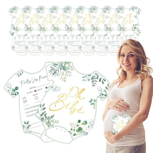 Huvqianu Baby Vorhersagekarten - Ratschläge Für Neu Eltern - Geschlechtsneutrales Set Mit Witzigen Sprüchen Für Junge Mädchen Familienfeier Gästebeteiligung von Huvqianu