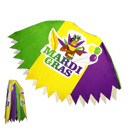 Huvqianu Brazilian Carnival Cape, Masquerade Cloak Costume, 29.53x47.24in Fashionable Cosplay, Ideal for Carnival, Halloween, and Stage Performances, Vibrant Party Costume Accessory Huvqianu Brazilian Carnival Cape, Masquerade Cloak Costume, 29.53x47.24in Fashionable Cosplay, Ideal for Carnival, Halloween, and Stage Performances, Vibrant Party Costume Accessory von Huvqianu