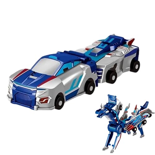 Huvqianu Dinosaur Car, Transforming Toy, Design Sparks Imagination Triggering Swift Shift, Sturdy Build Secures Durability Refining Conversion, Play Vehicle for Boys Aged 3-5 von Huvqianu