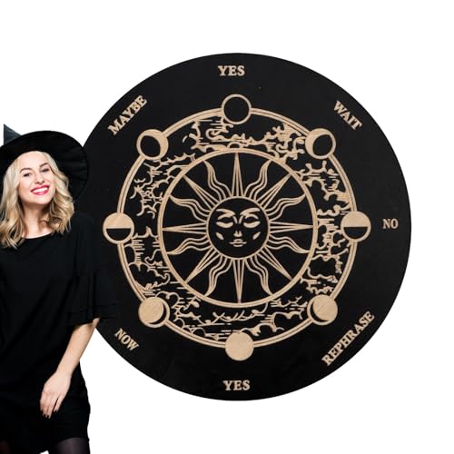 Huvqianu Divination Board Dowsing | Holzernes Entscheidungsbrett mit Buchstaben für Nachrichten - Spielbrett Für Séancen Gesellschaftsspiel Wahrsagebrett Für Feiern Und Zusammenkünfte Huvqianu Divination Board Dowsing | Holzernes Entscheidungsbrett mit Buchstaben für Nachrichten - Spielbrett Für Séancen Gesellschaftsspiel Wahrsagebrett Für Feiern Und Zusammenkünfte von Huvqianu