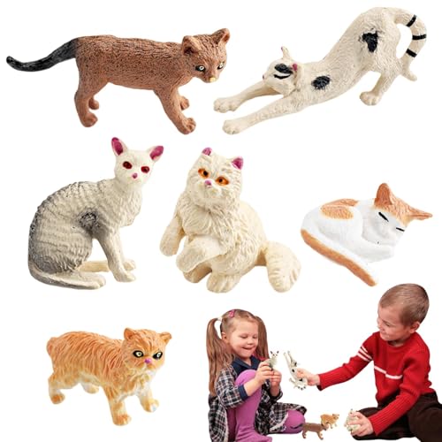 Huvqianu Katzenfiguren Set, Kätzchen Katze Kuchen , Verspielte Kätzchen Statuen zum Lernen, Ideal für Pussycat Liebhaber, Weihnachten Geburtstag Sortiert Huvqianu Katzenfiguren Set, Kätzchen Katze Kuchen , Verspielte Kätzchen Statuen zum Lernen, Ideal für Pussycat Liebhaber, Weihnachten Geburtstag Sortiert von Huvqianu