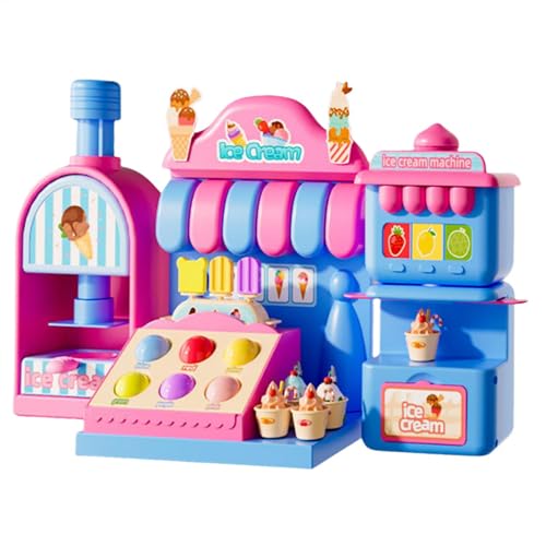 Huvqianu Modeling Clay Kit, Ice Cream Maker Set, 15.74inch Fun Casting Clay Solidify, Easy-to-Use Cream Machine, Colorful Dough Creative Toys for Kids Ages 3+ and Ups Huvqianu Modeling Clay Kit, Ice Cream Maker Set, 15.74inch Fun Casting Clay Solidify, Easy-to-Use Cream Machine, Colorful Dough Creative Toys for Kids Ages 3+ and Ups von Huvqianu