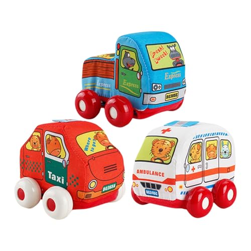 Huvqianu Soft Toy Cars, Fabric Vehicle Toy, Washable Ambulance, 3.54in Express Vehicle Taxi Model, Cartoon Toddler Truck Figure for Boys and Girls Age 0 to 7 Years Old Huvqianu Soft Toy Cars, Fabric Vehicle Toy, Washable Ambulance, 3.54in Express Vehicle Taxi Model, Cartoon Toddler Truck Figure for Boys and Girls Age 0 to 7 Years Old von Huvqianu