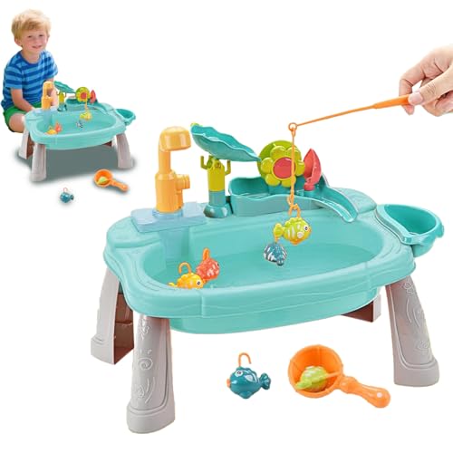 Huvqianu Spielküchenspüle, Spielset mit Geschirrspüler zum Rollenspiel, Rollenspiel Geschirrspüler Spielidee Für Kinder Und Kleinkinder von Huvqianu