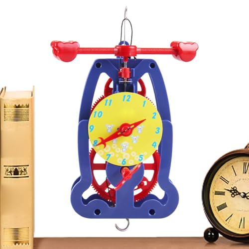 Huvqianu Time Teaching Tool, Educational Telling Time Learning Clock, Interactive Analog Model for Kids, Fun Teaching Aid for Early & Classroom, ABS, 19.1x13.5x9.5cm Huvqianu Time Teaching Tool, Educational Telling Time Learning Clock, Interactive Analog Model for Kids, Fun Teaching Aid for Early & Classroom, ABS, 19.1x13.5x9.5cm von Huvqianu