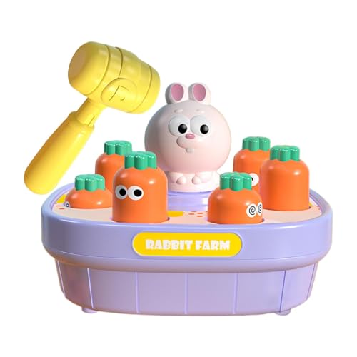 Huvqianu Whack Mole Game, Interactive Hammering Toy with Frog,6.5x4.72x1.38 Inches Chicken Cartoon Characters, Pounding Toy Fine Motor Skills, Fun Educational Game for Boys and Girls Huvqianu Whack Mole Game, Interactive Hammering Toy with Frog,6.5x4.72x1.38 Inches Chicken Cartoon Characters, Pounding Toy Fine Motor Skills, Fun Educational Game for Boys and Girls von Huvqianu