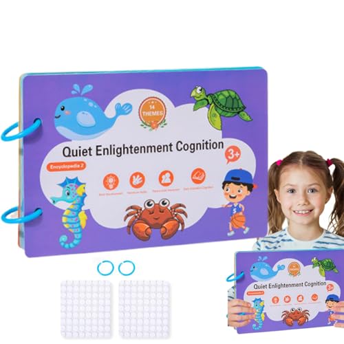 Huvqianu Quiet Sticker Book, Reusable Puzzle Art, 8.27x5.51in, Educational Sticker Book, Enhances Creativity, Stimulates Cognitive for Long Car Rides, Road Trips, Holiday Travel Huvqianu Quiet Sticker Book, Reusable Puzzle Art, 8.27x5.51in, Educational Sticker Book, Enhances Creativity, Stimulates Cognitive for Long Car Rides, Road Trips, Holiday Travel von Huvqianu