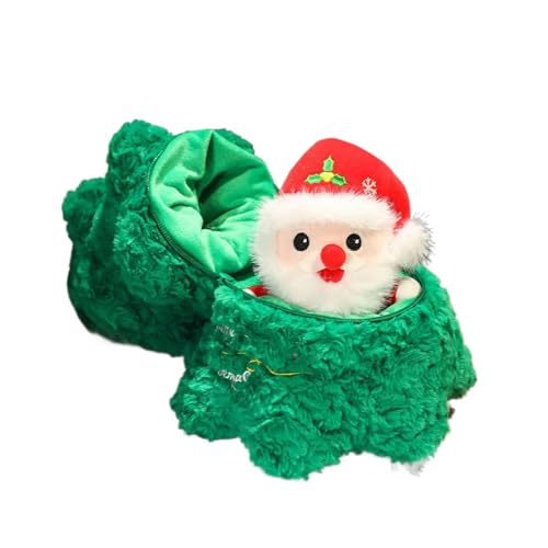 Santa Claus Plush Puppe - Weiches Weihnachtsspielzeug für Winterjubel, niedliche Plüschdekoration mit festlicher Baumakzent, Urlaubsschmuck für Zuhause, Schlafzimmer, Wohnung, Bauernhaus, Schule, Auto Santa Claus Plush Puppe - Weiches Weihnachtsspielzeug für Winterjubel, niedliche Plüschdekoration mit festlicher Baumakzent, Urlaubsschmuck für Zuhause, Schlafzimmer, Wohnung, Bauernhaus, Schule, Auto von Huvqianu
