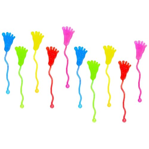 Sticky Fidget Toy, Stretchy Foot Shape, 10 Pack, 5.71x1.38in Elastic Pinching Game, Great for Birthday Favors, Perfect Classroom Prizes, Fun Goodie Bag Stuffers Sticky Fidget Toy, Stretchy Foot Shape, 10 Pack, 5.71x1.38in Elastic Pinching Game, Great for Birthday Favors, Perfect Classroom Prizes, Fun Goodie Bag Stuffers von Huvqianu