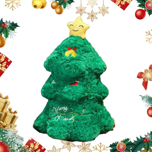 Weihnachten Plüschpuppe - süßer Weihnachtsmann -Stofftier für Winterfest, Baumdekoration mit weichem Plüsch -Design, Urlaubsschmuck für Schlafzimmer, Wohnzimmer, Schule, Wohnheim, Bauernhaus, Auto, Ho von Huvqianu