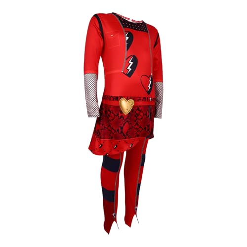 Huxibai Erwachsene Halloween Kostüme - Rotes Kostüm - Lustiger Bequemer Cosplay Overall für Damen Jugendliche Studenten Geburtstag Schulaufführung Karneval Huxibai Erwachsene Halloween Kostüme - Rotes Kostüm - Lustiger Bequemer Cosplay Overall für Damen Jugendliche Studenten Geburtstag Schulaufführung Karneval von Huxibai