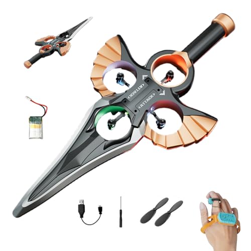 Huxibai Fernsteuerung Flugzeug Spielzeug,Flugzeug Spielzeug Für Garten - Interaktives RC Für Technologievorführungen Sicherheitssammler Indoor von Huxibai