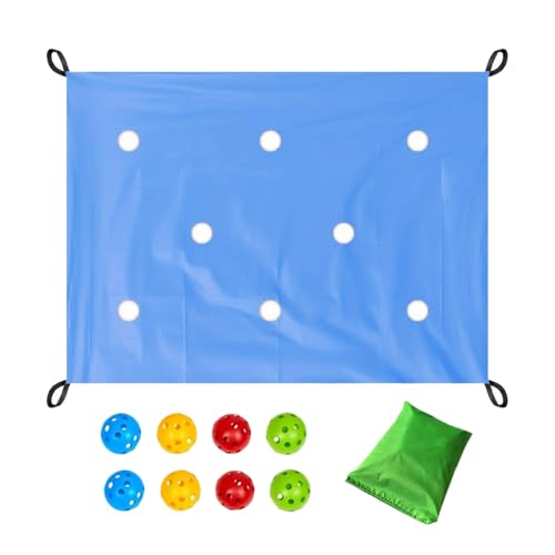 Huxibai Teambuilding-Spiel mit Lochplane, Gruppendynamik-Set zur Stärkung, lustiges Aktivitäten-Set mit Hohlkugel für Schule, Zuhause und Familientreffen von Huxibai
